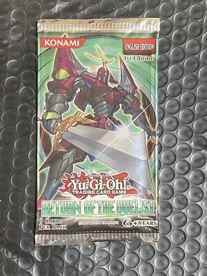 YuGiOh! - Return Of The Duelist (REDU) 1st Edition EMPTY! Pack Wrapper NO Cards! - Image 1 of 3