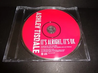 IT'S ALRIGHT. IT'S OK by ASHLEY TISDALE-Very Rare PROMOTIONAL CD Single--CD Foto 1 de 4
