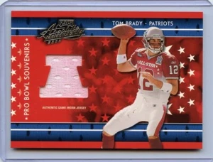TOM BRADY (2003) PLAYOFF PRO BOWL JERSEY PATCH CARD # 163 / 600 PATRIOTS SB QB - Bild 1 von 2