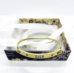 DIO(R)EVOLUTION BRACELET IN AGED GOLD TONE FINISH METAL - Picture 1 of 5