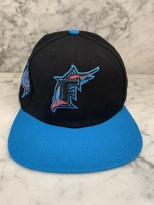 Florida Marlins Black And Blue Cooperstown Collection Adjustable Hat NEW - Picture 1 of 8