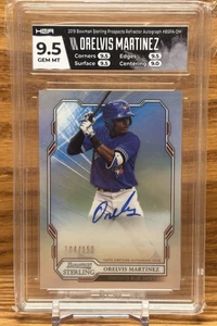 ORELVIS MARTINEZ Refractor /150 Autograph GEM Mint 9.5 | 2019 Bowman Sterling - Picture 1 of 2