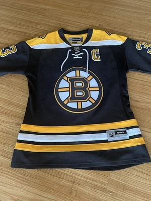 Auténtica camiseta para mujer Reebok Zdeno Chara Boston Bruins talla pequeña cosida Foto 1 de 4