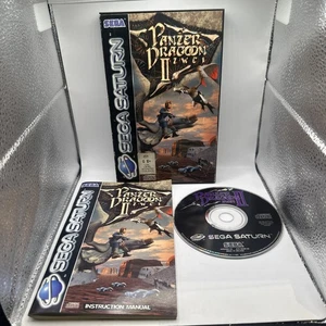 Panzer Dragoon II Zwei • Sega Saturn Game + Manual (1996) PAL • Complete CIB - Picture 1 of 12