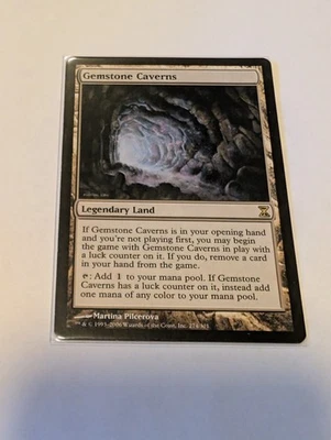 magic the gathering Time Spiral Gemstone Caverns - Image 1 of 2