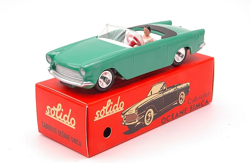 SOLIDO SL1001101 SIMCA OCEANE CABRIOLET LIGHT GREEN CLUB SOLIDO 1:43 Modellino - Immagine 1 di 1