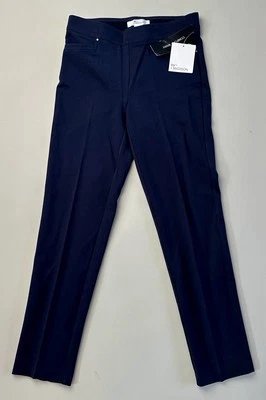 NUEVO 89th Madison Mujer’s Vagabundo Azul Marino Confort Cintura Formal Pantalón Cónico Foto 1 de 4