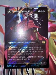 MTG Magic Final Fantasy #0528 Vincent Valentine Borderless Surge Foil - Bild 1 von 1