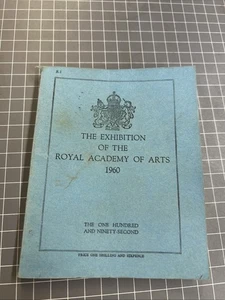 VINTAGE BOOK THE EXHIBITION OF THE ROYAL ACADEMY OF ARTS 1960 192 - Picture 1 of 11