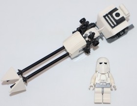 LEGO Star Wars Snow Trooper & Speeder Bike 8084 Battle Hoth