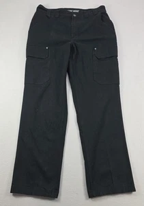 Duluth Flex Fire Hose Relaxed Fit Cargo Work Pants Mens Fits 38x34 Black Loop - Picture 1 of 9