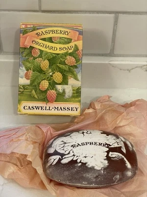 Vintage Caswell-Massey Raspberry Orchard Soap 3.25 oz Glycerine Scented Box READ - Image 1 of 3