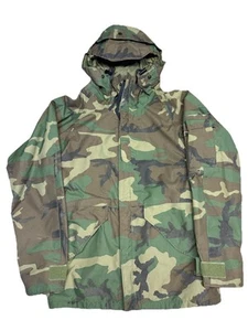 US Army Woodland Camo Gore-Tex ECWCS Cold Weather Parka Jacke Small - Bild 1 von 4