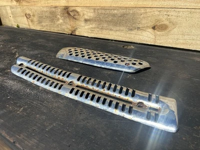 Винтажные хромированные крышки выхлопных газов 1973 Honda CL200 Scrambler для мотоциклов - Изображение 1 из 2