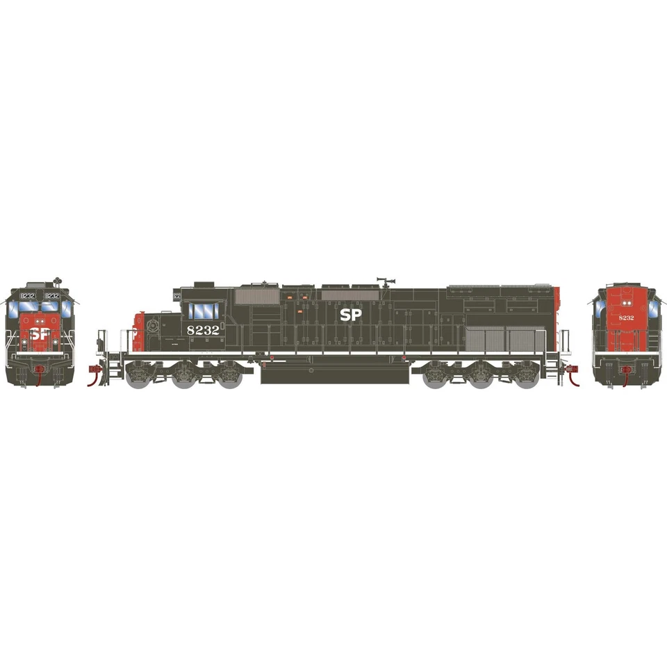 Athearn HO EMD SD40T-2 Southern Pacific SP #8232 DC LED ATH72061