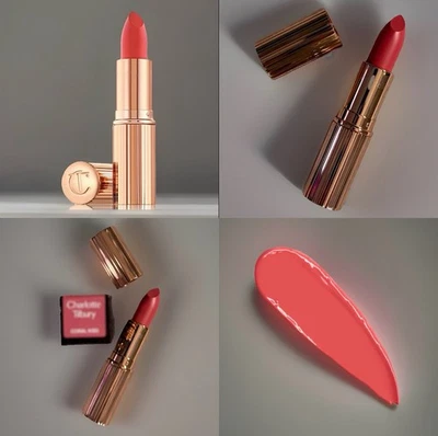Charlotte Tilbury K.I.S.S.I.N.G Lipstick Moisturizing & Hydrating Coral Kiss - Image 1 of 4