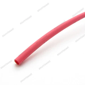 1 Meter 40" Red 3mm Heat Shrinkable Shrink Tube 2:1 Ratio VW-1 600V 125 ℃ - Picture 1 of 1