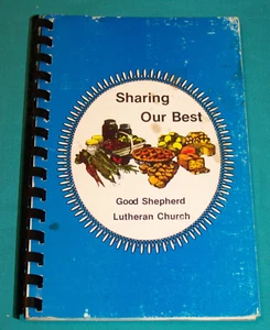 Good Shepherd Lutheran Church Reading Pennsylvania Cookbook 1986 PA - Picture 1 of 8