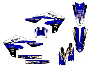 2020-2024 WR 250 F VELOCITY Blue Senge Graphics Kit Compatible with Yamaha - Bild 1 von 10