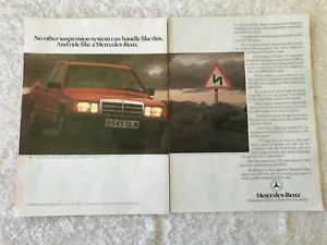 MERCEDES BENZ 190 1984 POSTER ADVERT READY FRAME A4 X 2 SIZE FILE R - Picture 1 of 2
