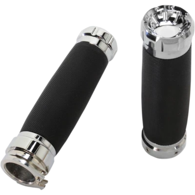 Trask Performance - TM-6022CH - V-Line Billet Grips, Chrome - Image 1 of 2