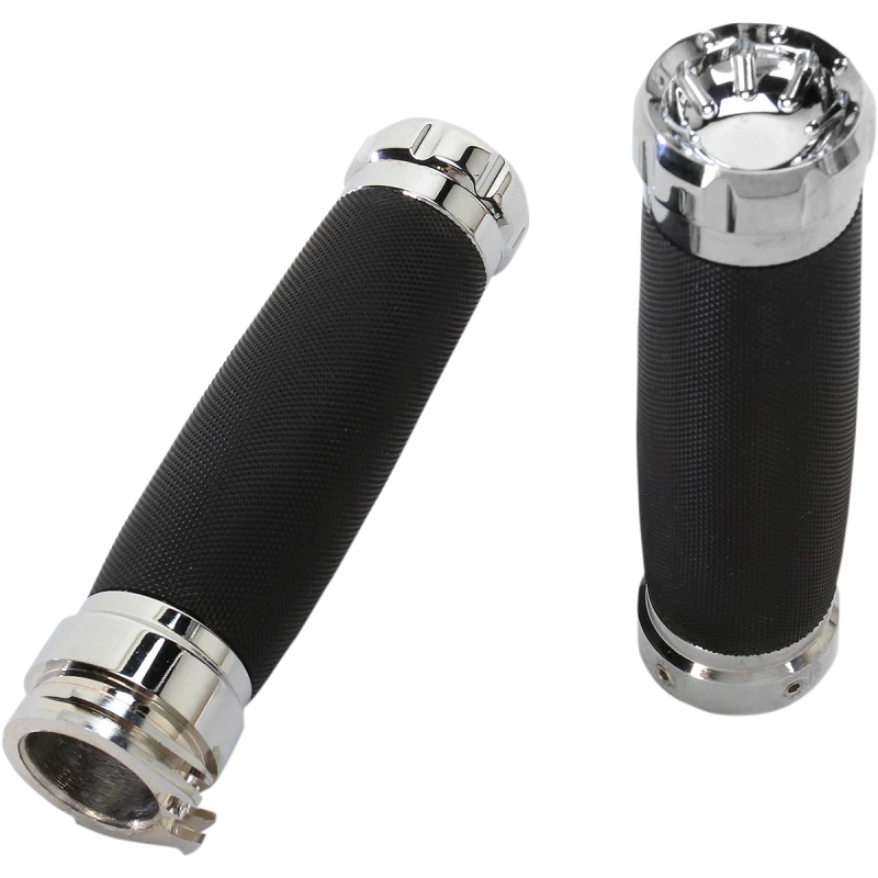 Trask Performance - TM-6022CH - V-Line Billet Grips, Chrome - Image 1 of 2