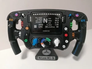 McLaren_MCL36_Lando Norris_Daniel Ricciardo F1 Steering Wheel Full Size - Picture 1 of 7