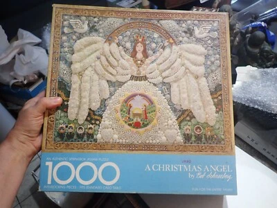 Vintage Springbok Jigsaw Puzzle 1000 Pcs A Christmas Angel Rare - Image 1 of 4