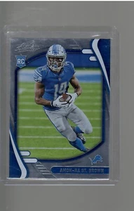 AMON-RA ST BROWN ROOKIE 2021 PANINI FÚTBOL ABSOLUTO - Imagen 1 de 2