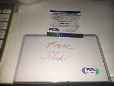 Grace Slick Jefferson Airplane  Singer signed 3x5 index card PSA DNA