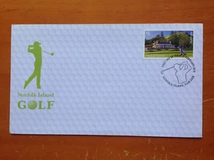 2018 AUSTRALIA NORFOLK ISLAND GOLF FDC BY APO - Picture 1 of 2