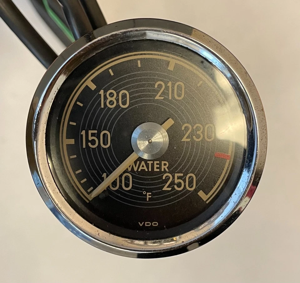 Medidor de temperatura da água Mercedes-Benz 300SL Gullwing 190SL VDO 1985420105 DTD 04/55  - Imagem 1 de 4