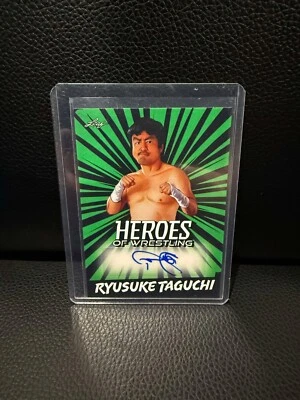 2023 Leaf Heroes of Wrestling Auto - Ryusuke Taguchi - BA-RT1 Auto - Image 1 of 2