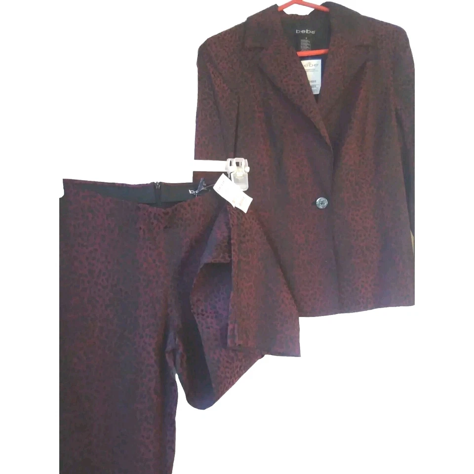 Nuevo Traje Bebe Diseño Leapord Rosa Rojizo con Etiquetas = $306 Foto 1 de 4