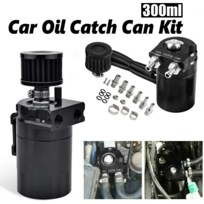 Öl Catch Tank mit Filter Oil Can Auffangbehälter Ölsammler Ölbehälter Universal - Bild 1 von 4