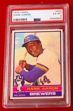 1976 Hank Aaron Topps # 550 PSA 6