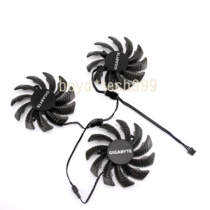 GPU Cooling Fan For Gigabyte PLD08010S12H GV-N970G1 GTX 970 GTX970 GV-N970WF3 - Picture 1 of 6