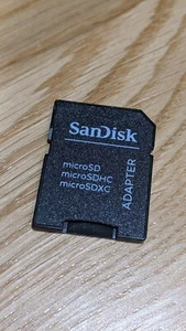 SanDisk Micro SD to Adapter - MicroSDHC - MicroSDXC - Micro SD Adaptor (Lot 2) - Picture 1 of 2