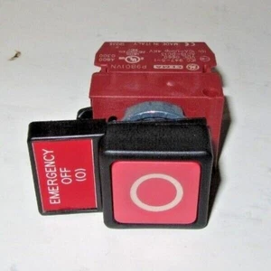 GE CEMA P9B01VN Contact with Emergency Off Pushbutton or Start - Picture 1 of 2