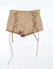 In the Style Womens Beige Polyester Hot Pants Shorts Size 10 Regular