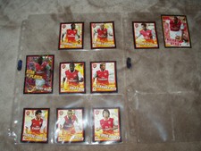 10 ARSENAL MERLIN'S PREMIER LEAGUE KICK OFF 2006 - 07 SEASON STICKERS inc HENRY