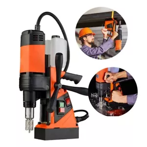 US Stock 1100W MD-35 Portable Magnetic Drill Machine Strong Suction Touch Panel - Picture 1 of 5