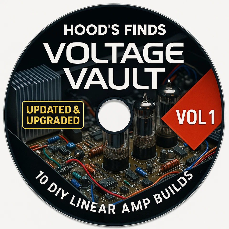 10 DIY Ham Radio Linear Amplifier Builds on CD-ROM – Vol 1 - Best Selling - Image 1 of 4