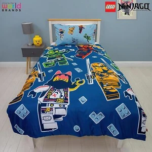 Official Lego Ninjago Single Duvet Cover Set True Design Reversible - Picture 1 of 6