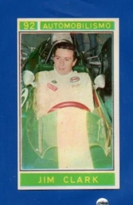 FIGURINA PANINI CAMPIONI DELLO SPORT 1967/68 JIM CLARK N.92 AUTOMOBILISMO NUOVA - Imagen 1 de 2