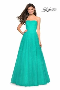 La Femme 27630 Aquamarin Ballkleid Kleid Gr. 12 SALE Neu mit Etikett - Bild 1 von 2