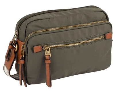 camel active Bari Cross Bag M Umhängetasche Tasche Khaki grün Neu - Bild 1 von 3