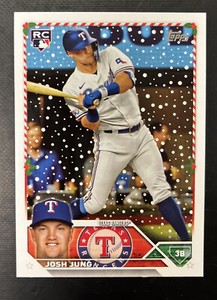 2023 Topps Holiday Walmart Base Josh Jung Rangers Rookie Card