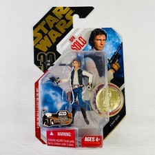 Star Wars 30th Anniversary Han Solo Hasbro 2007 Gold Coin Variant
