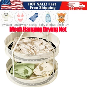 Mesh Hanging Drying Rack Net Folding Hanging Dry Net Mesh Dryer for Household - Picture 1 of 14